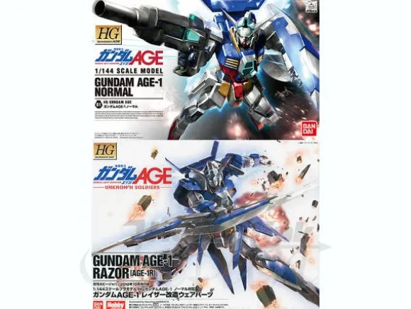 1/144 HG Gundam AGE-1 Normal & Razor Parts Mod Kit (Gundam AGE-1R)