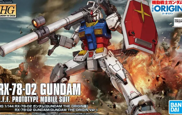 1/144 HG RX-78-02 Gundam (Gundam The Origin Ver.)