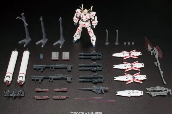 1/144 HGUC Full Armor Unicorn Gundam (Destroy Mode / Red color Ver.)