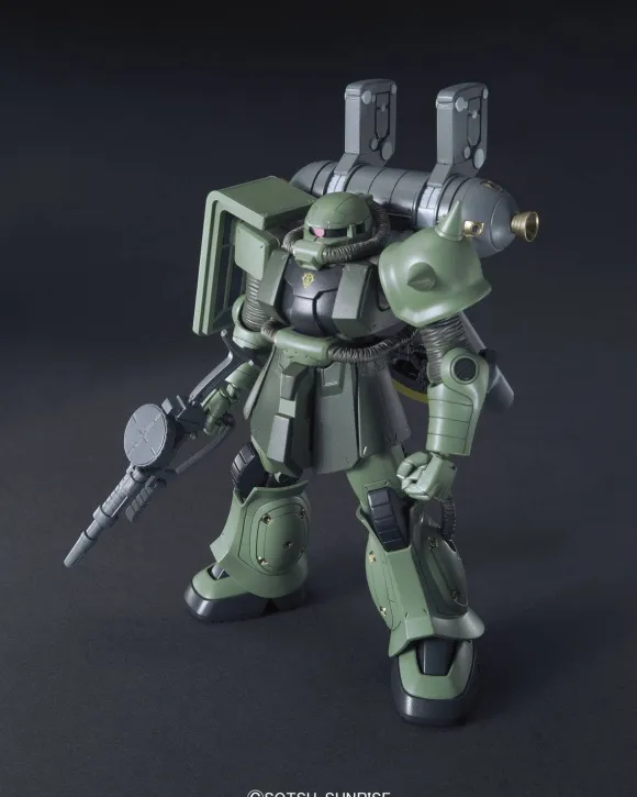 1/144 HG Zaku II + Big Gun (Gundam Thunderbolt Ver.) -- Anime Ver.