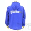 Londo Bell Hooded Wind Breaker Blue x White L
