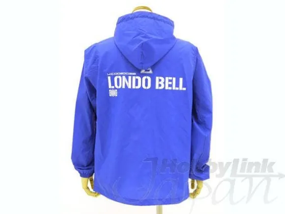 Londo Bell Hooded Wind Breaker Blue x White M