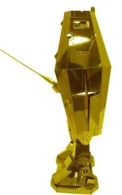 Metallic Nano Puzzle Premium Gold: Gundam