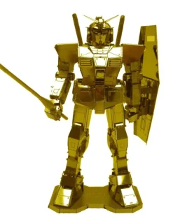Metallic Nano Puzzle Premium Gold: Gundam