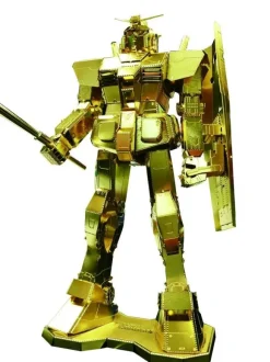 Metallic Nano Puzzle Premium Gold: Gundam