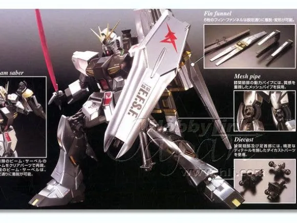 1/100 MG Nu Gundam Metallic Coating