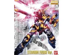 1/100 MG RX-0 Unicorn Gundam 02 Banshee Titanium Finish