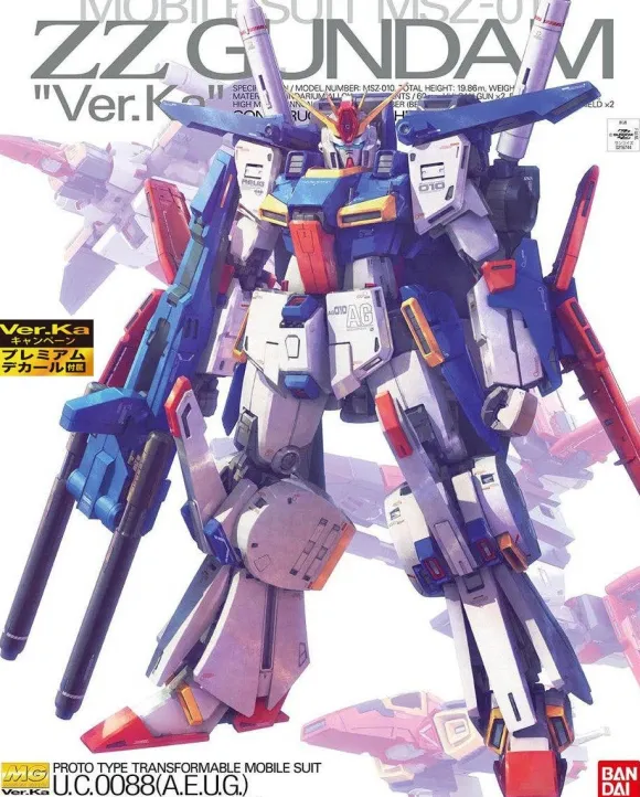 1/100 MG ZZ Gundam Ver.Ka w/Premium Decal
