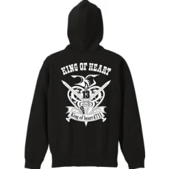 Mobile Fighter G Gundam 4711 King of Heart Zip Parka Black x Red L