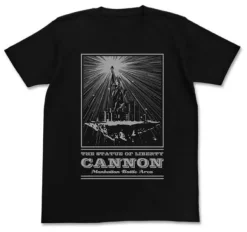 Mobile Fighter G Gundam: Neo America The Statue of Liberty Cannon T-shirt / Black - L