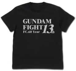 Mobile Fighter G Gundam: 13th Gundam Fight Commemorative T-shirt: Black - XL