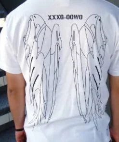 Mobile Report Gundam W: Wing Gundam Zero T-Shirt / White-L