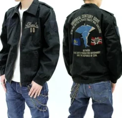 Mobile Suit Gundam: A Baoa Qu Embroidery Tour Jacket: Black-L