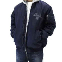 Mobile Suit Gundam: A Baoa Qu MA-1 Jacket Navy XL