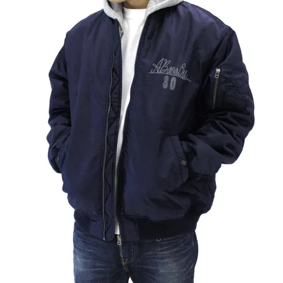 Mobile Suit Gundam: A Baoa Qu MA-1 Jacket Navy M