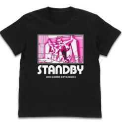 Mobile Suit Gundam 00: Arios Gundam Standby T-shirt: Black - L