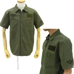 Mobile Suit Gundam Assault Mobile Army Emblem Based Work Shirt : Moss-M