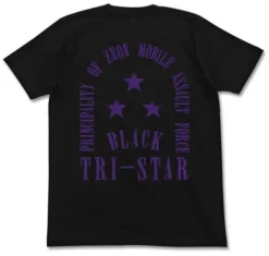 Mobile Suit Gundam: Black Tri-Star T-Shirt / Black-L