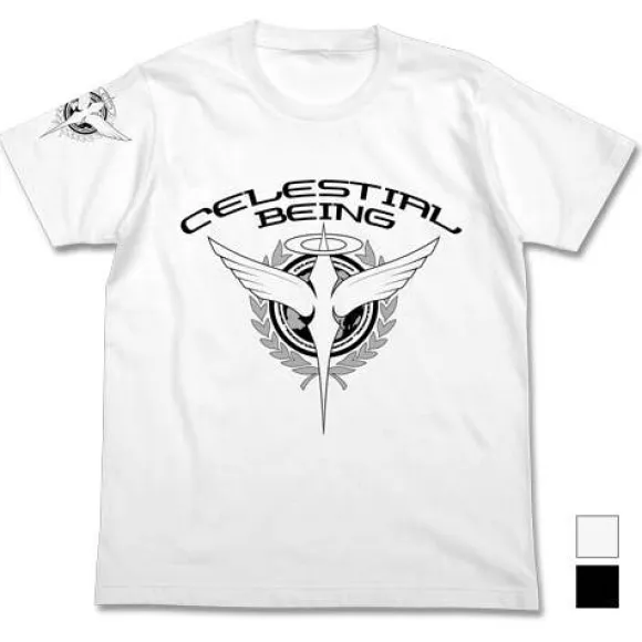 Mobile Suit Gundam 00: Celestial Being T-Shirt / White-Xl