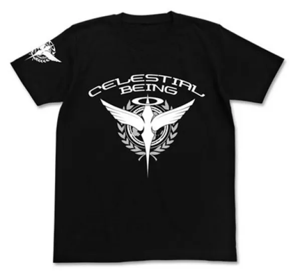 Mobile Suit Gundam 00 Celestial Being T-shirt Black XL