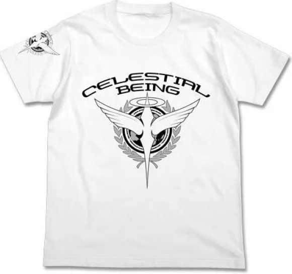 Mobile Suit Gundam 00 Celestial Being T-shirt White XL