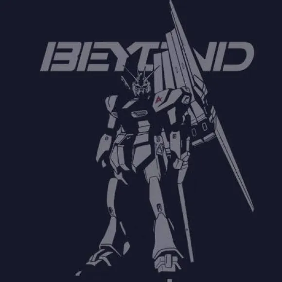 Mobile Suit Gundam: Char's Counterattack: New Gundam Beyond T-shirt: Navy - L