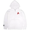 Mobile Suit Gundam: Char's Counterattack: RX-93 NU Gundam Zip Hoodie / White-M