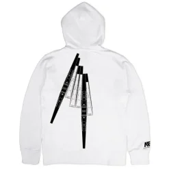 Mobile Suit Gundam: Char's Counterattack: RX-93 NU Gundam Zip Hoodie / White-M