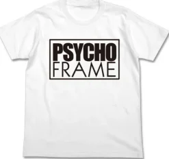 Mobile Suit Gundam: Char's Counterattack: Psycho Frame T-Shirt: White-XL