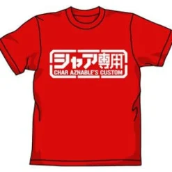 Mobile Suit Gundam: Char's Custom T-Shirt / Red-L