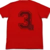 Mobile Suit Gundam: Char's 3 Times Dry T-Shirt: Red-L