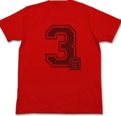 Mobile Suit Gundam: Char's 3 Times Dry T-Shirt: Red-XL