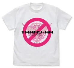 Mobile Suit Gundam 00: Do Not Use Trans-Am! T-shirt: White - M