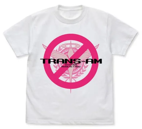 Mobile Suit Gundam 00: Don'T Use Trans-Am! T-Shirt / White-L
