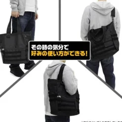 Mobile Suit Gundam: Earth Federation Forces Functional Tote Bag Black