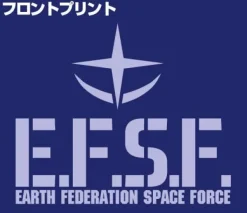 Mobile Suit Gundam Earth Federation Space Force Polo Shirt : Cobalt Blue-L