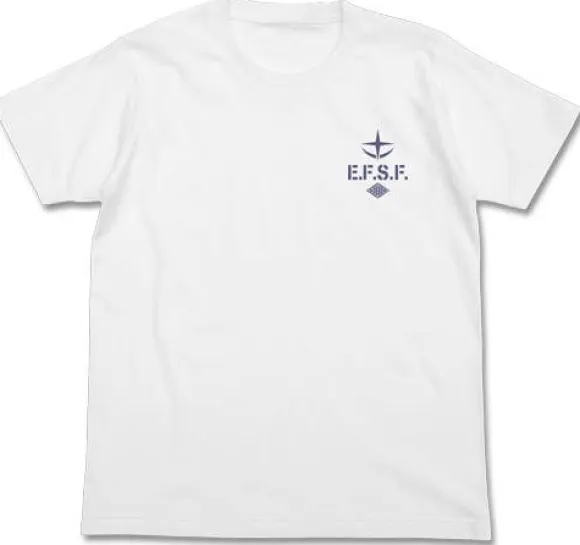 Mobile Suit Gundam: E.F.S.F. Dry T-Shirt: White-M