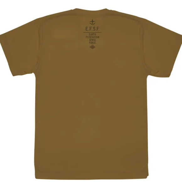 Mobile Suit Gundam: E.F.S.F. Dry T-shirt BROWN S