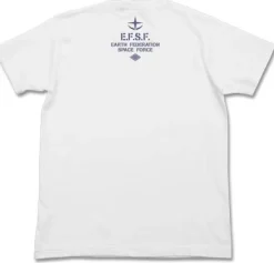 Mobile Suit Gundam: E.F.S.F. Dry T-Shirt: White-L