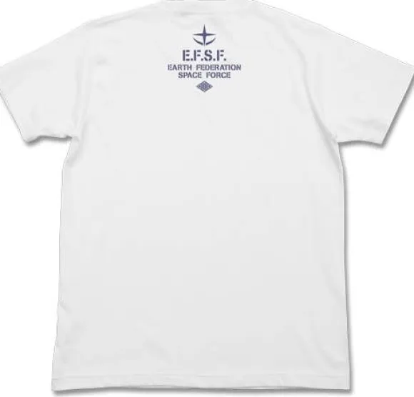 Mobile Suit Gundam: E.F.S.F. Dry T-Shirt: White-L
