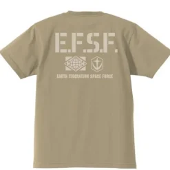Mobile Suit Gundam E.F.S.F Heavyweight T-Shirt Sand Khaki L