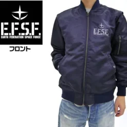 Mobile Suit Gundam: E.F.S.F. MA-1 Jacket: Navy - XL