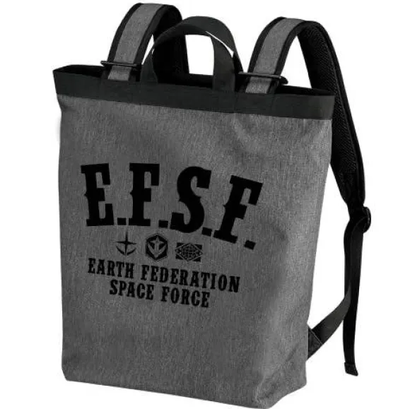 Mobile Suit Gundam: E.F.S.F. 2Way Backpack: Heather Charcoal