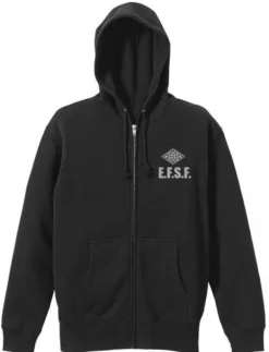 Mobile Suit Gundam: E.F.S.F. Zip Parka: Black - L