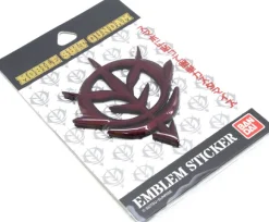 Mobile Suit Gundam Emblem Sticker GD-29RD Red