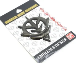 Mobile Suit Gundam Emblem Sticker GD-29BK Black