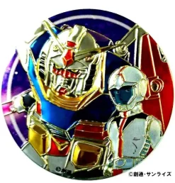 Mobile Suit Gundam: Engraving Metal Art Special Sticker 1 Amuro & Gundam