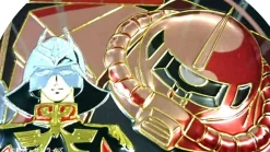 Mobile Suit Gundam: Engraving Metal Art Special Sticker 2 Char & Zaku