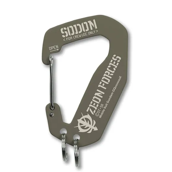 Mobile Suit Gundam GQuuuuuuX: Zeon Army Logo Metal Carabiner