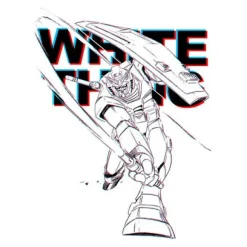 Mobile Suit Gundam: Gundam Beam Saber T-Shirt / White-L